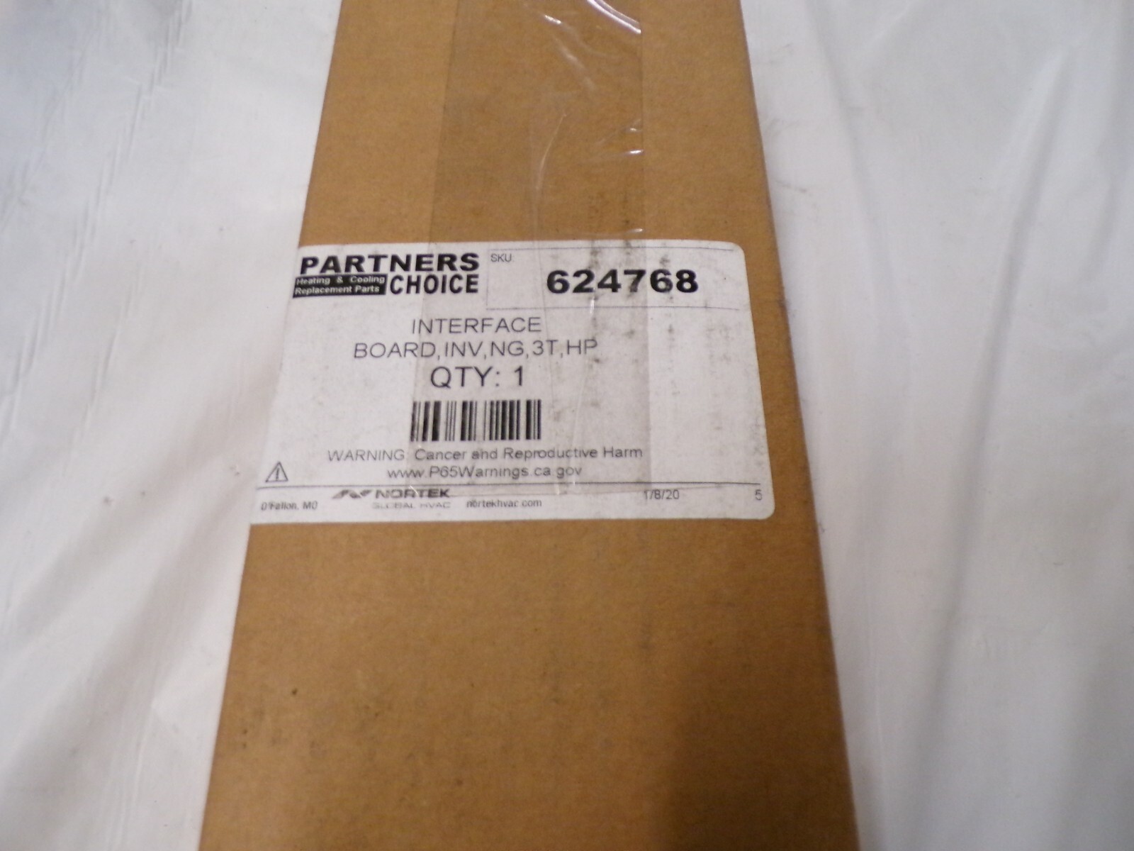 624768-NORP   NORTEK GLOBAL HVAC INVERTER INTERFACE BRD F/FSH1BG4CVRX036K