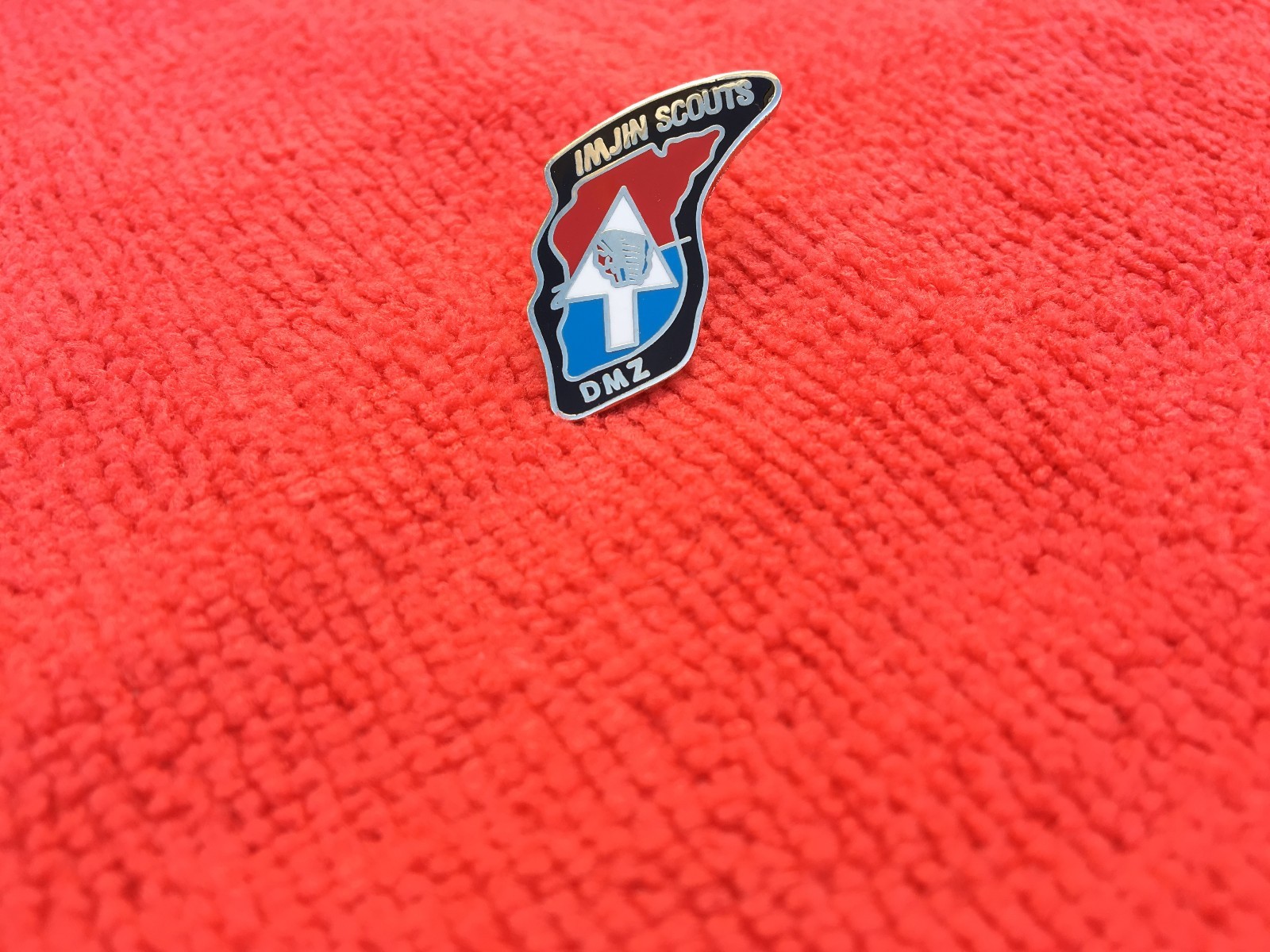 IMJIN SCOUTS DMZ KOREA HAT/ LAPEL PIN