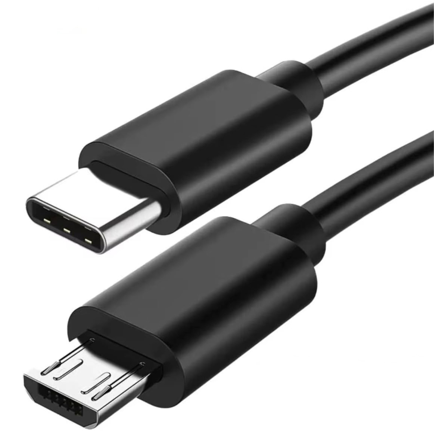 USB Type C to Micro 5V/2.4A Data & Sync Transfer OTG charging cable - Black Lot