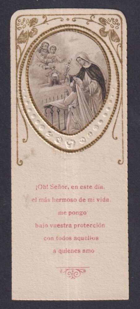 Holy card antique de San Jose santino image pieuses estampa