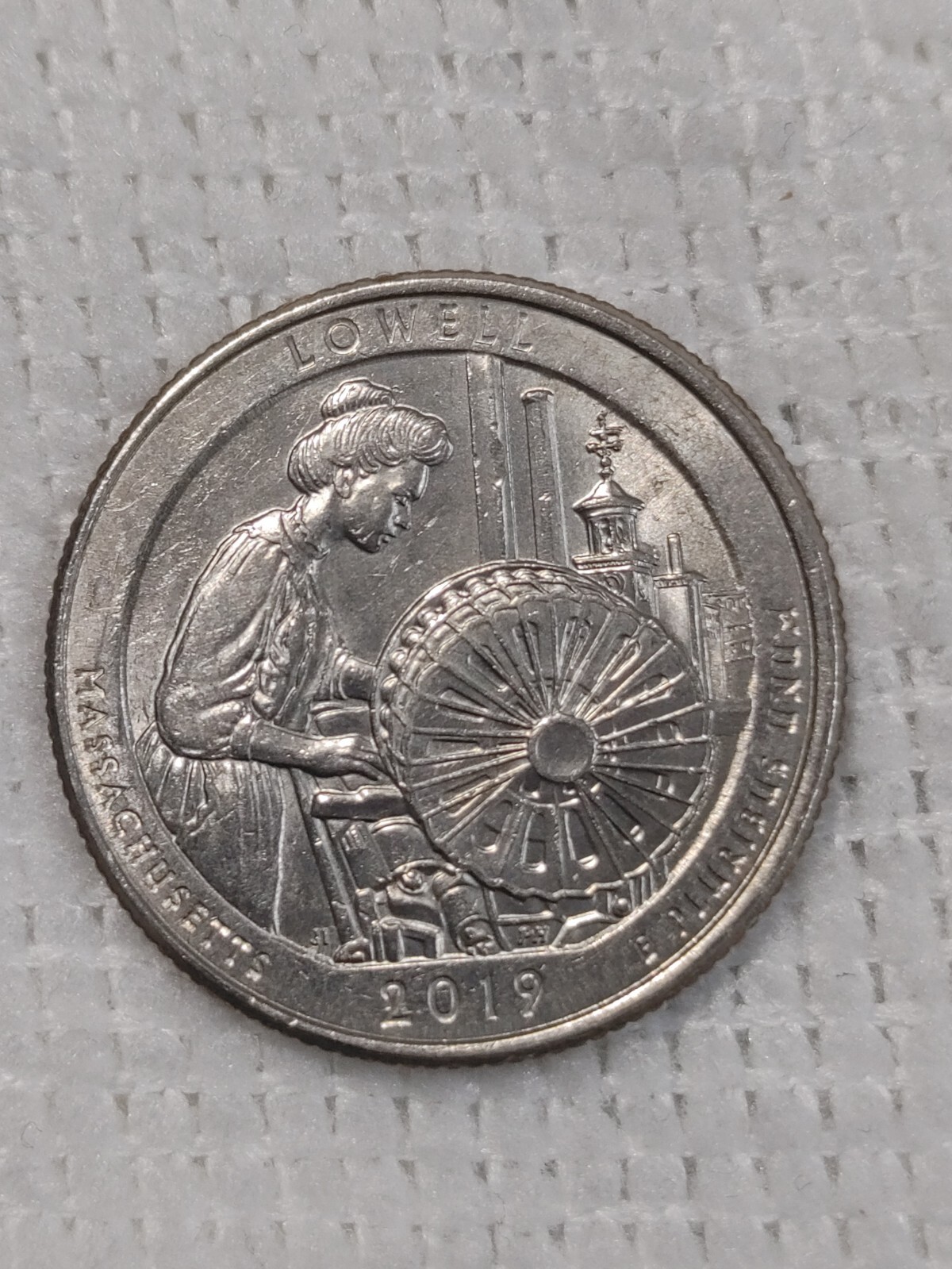 2019-P Lowell Massachusetts  ERRORS BOTH VARIETY BEAUTIFUL COIN