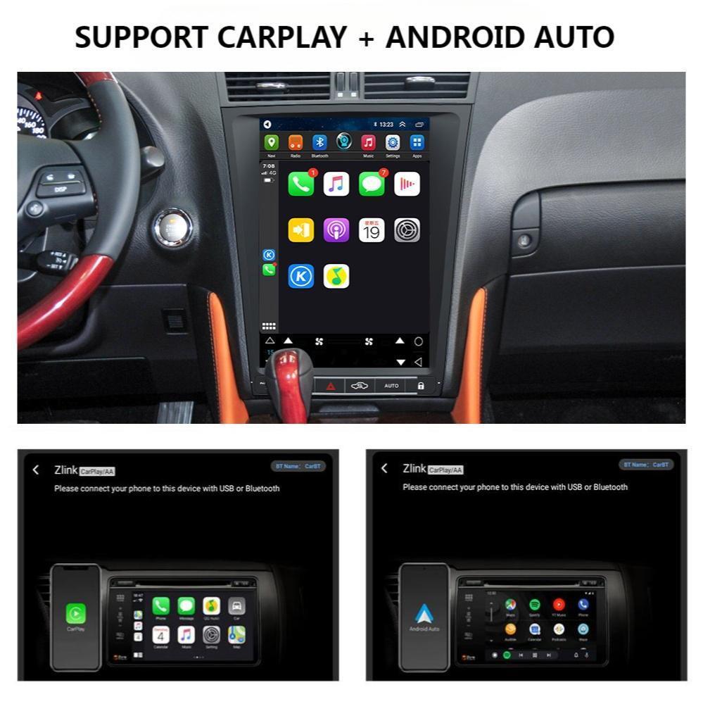 For Lexus GS300 GS330 12.1" Touch Screen Car GPS Navigation Radio Stereo CARPLAY