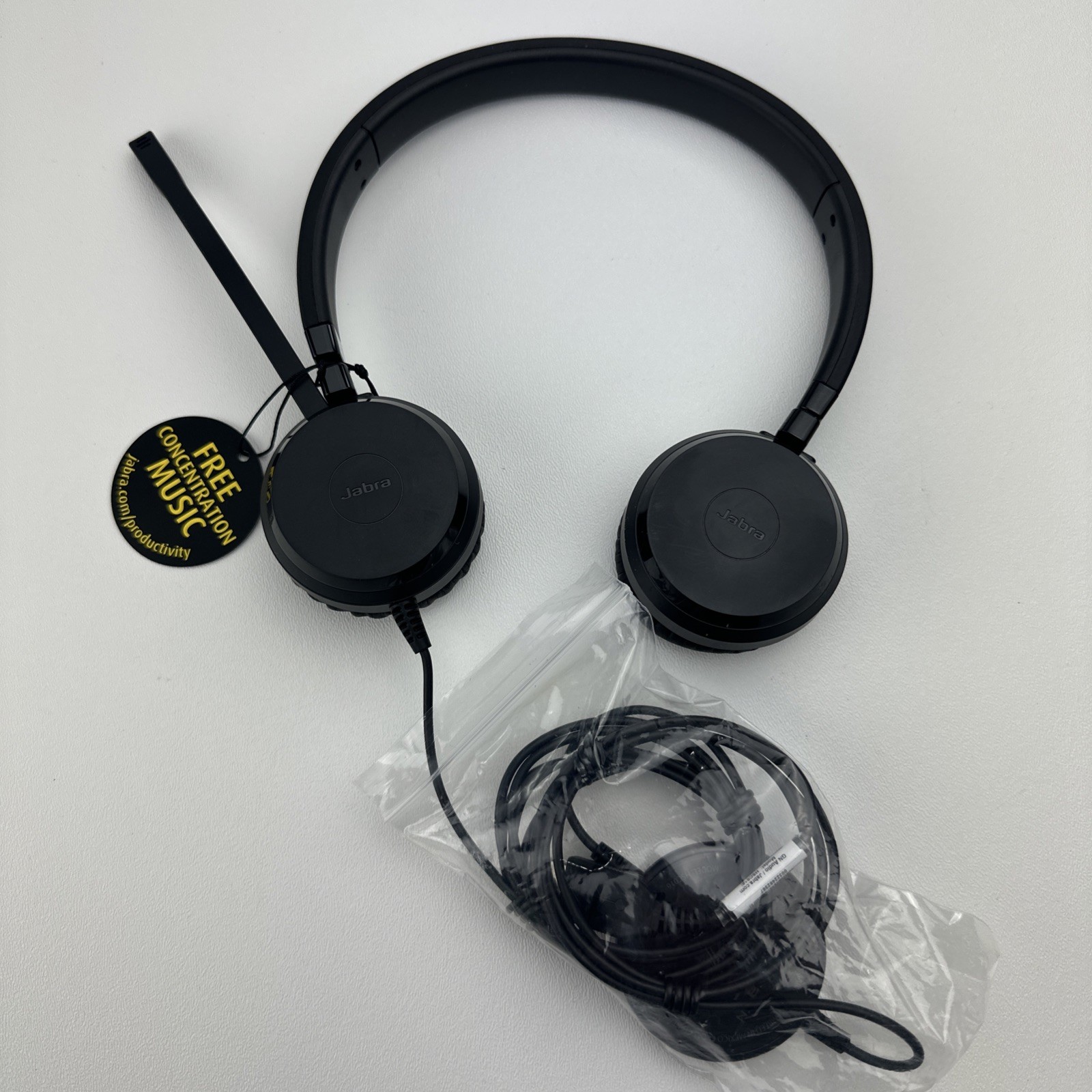 Jabra Evolve 20 Headset Mono USB Wired Corded Black 4993-823-109 HSC016