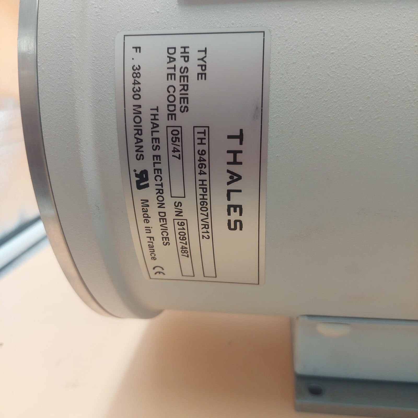 THALES TH9464 HPH607VR12 ELECTRON DEVICES