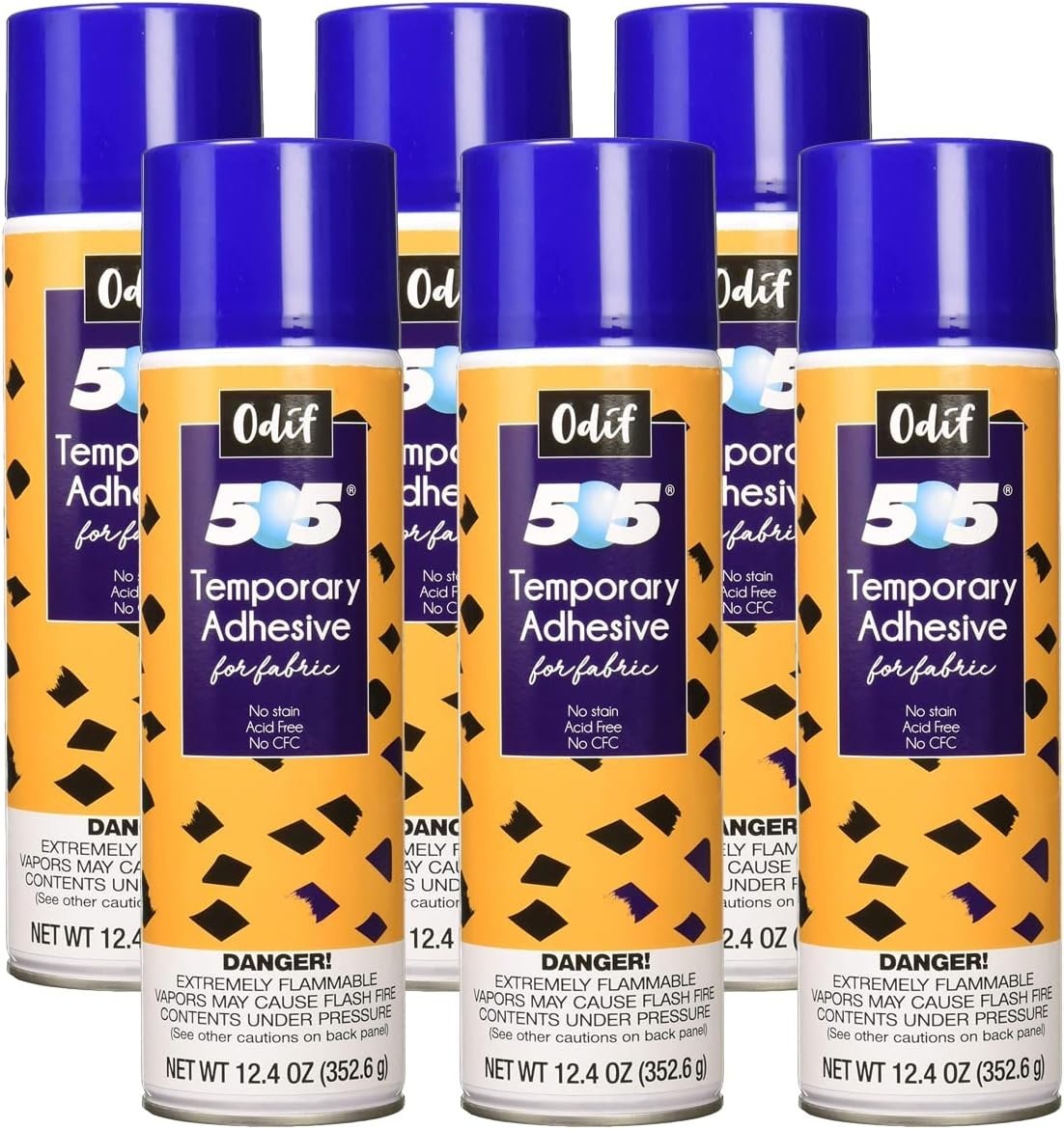 Crafters Temporary Adhesive Spray - 12.4oz, 6 Pack