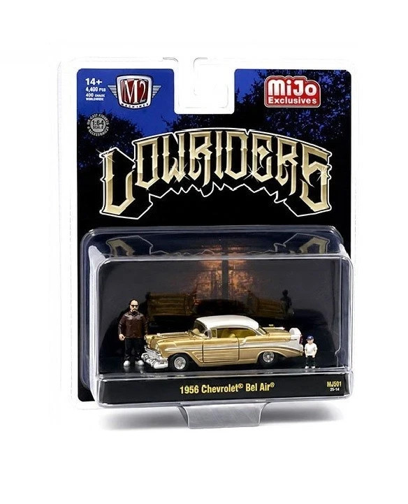1/64 M2 Machines 1965 Chevrolet Bel Air Low Riders with Dad & Son Figures MJS03