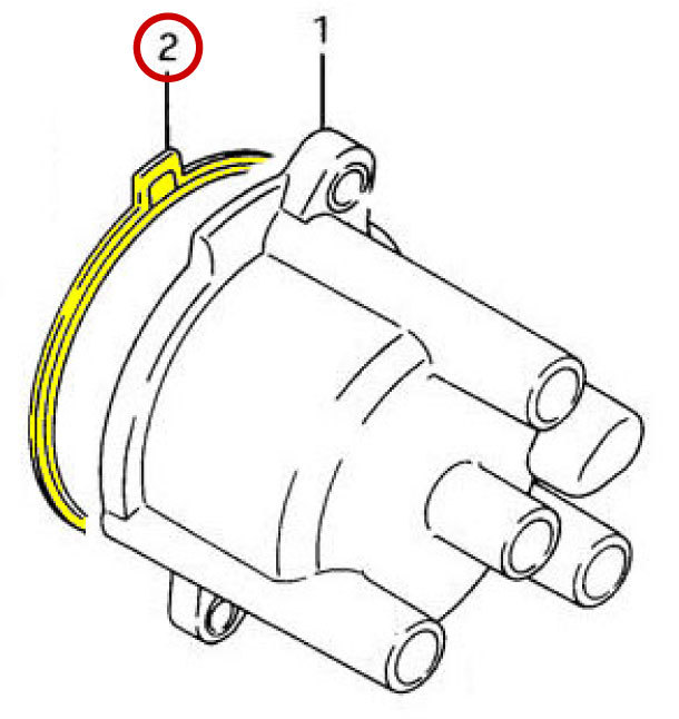 Distributor Cap Seal | Metro Swift Tracker Sidekick Vitara Samurai Esteem | OE
