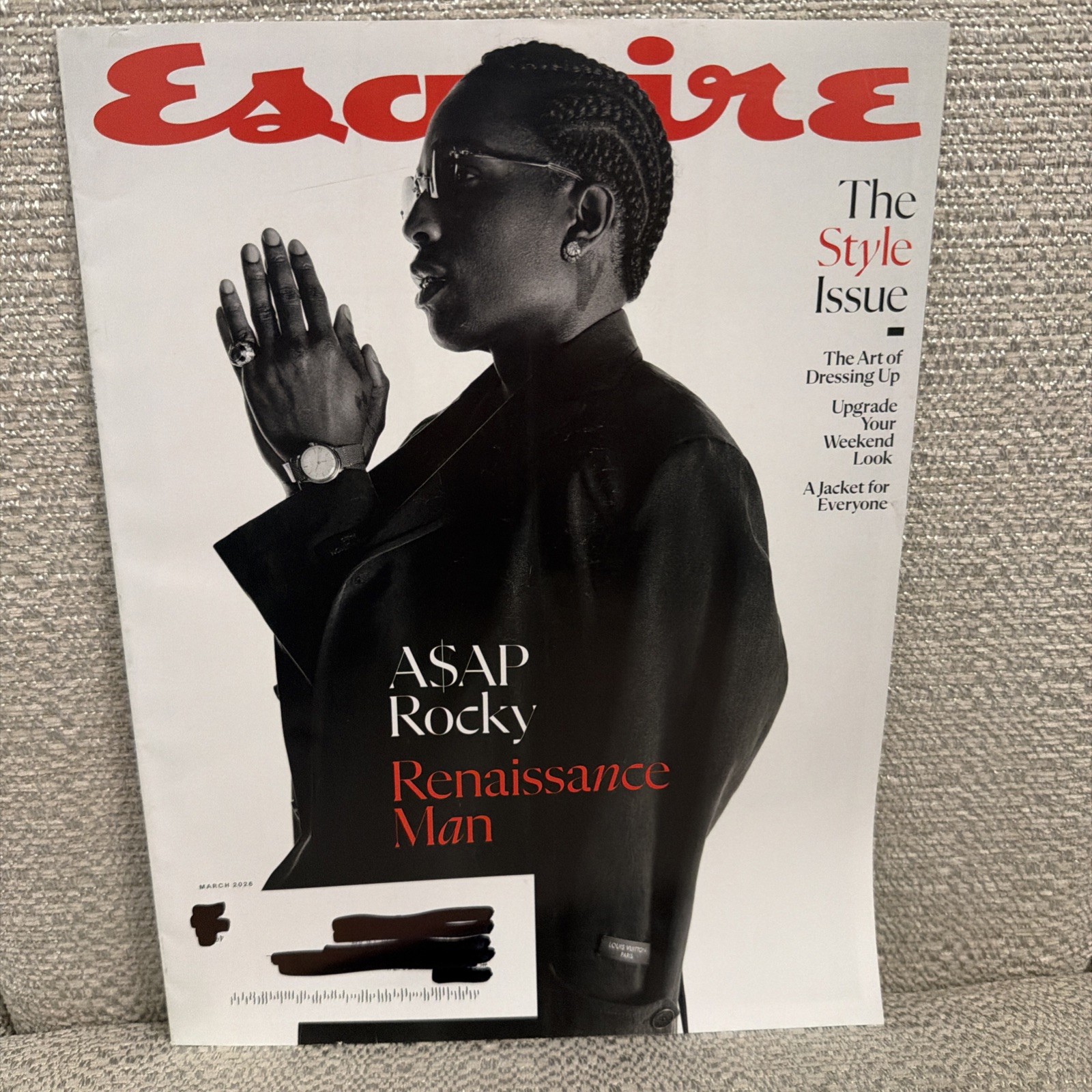 Asap Rocky Renaissance Man - Esquire Magazine March 2026