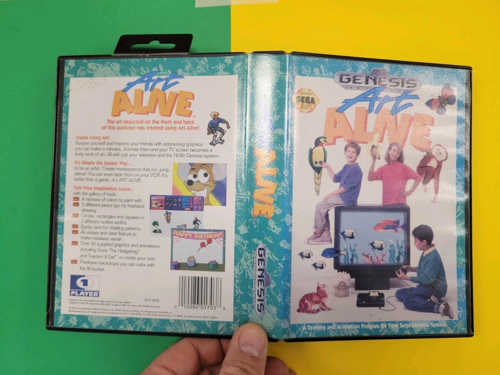 Art Alive! Sega Genesis Case Only