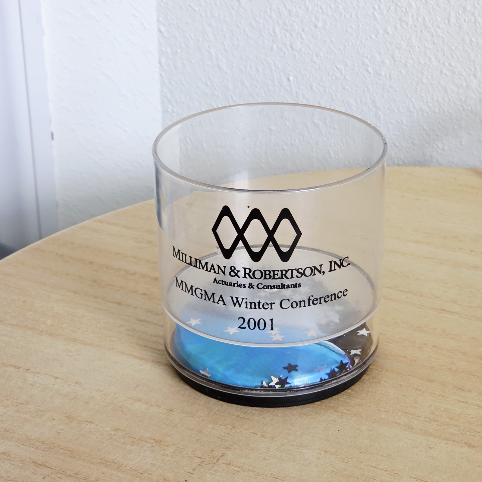 SPACE SHUTTLE COLLECTIBLE PLASTIC GLASS CUP  VERY RARE UNIQUE 2001 NEW