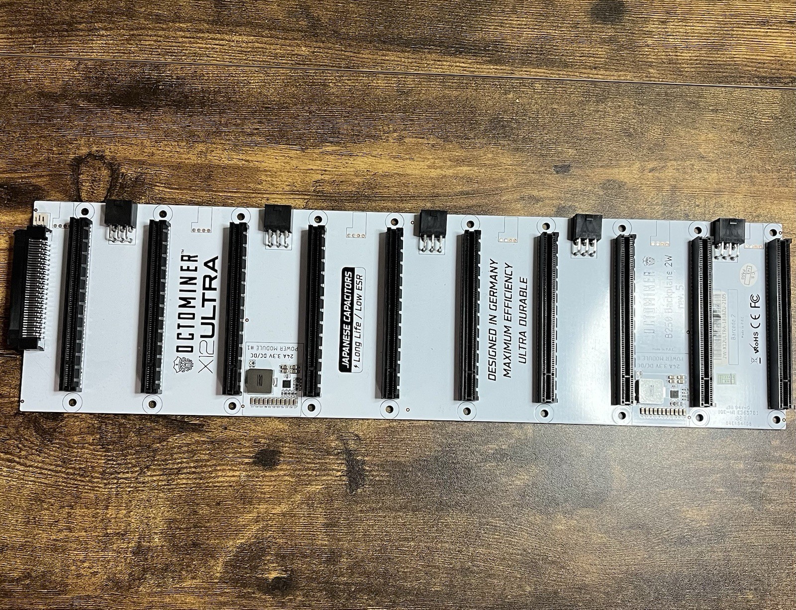 Octominer X12 Ultra B250 Backplane Rev 5 for Crypto Currency Mininng