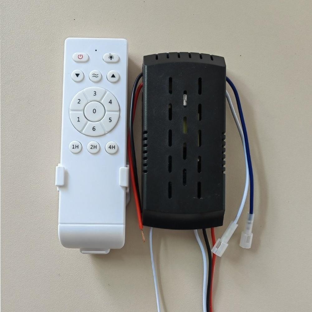 Remote Control Kit for DC Ceiling Fans with 6 Speeds Light Control and Timer