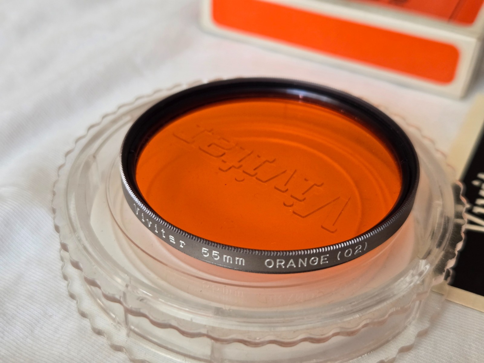 Vivitar 55mm Orange (O2) Filter in Excellent Condition