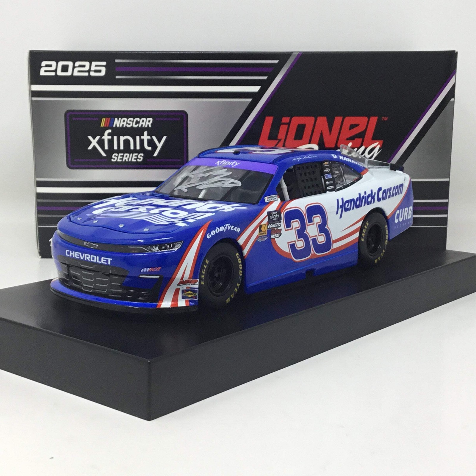 Kasey Kahne 2025 Hendrickcars.com 1:24 Autographed Diecast