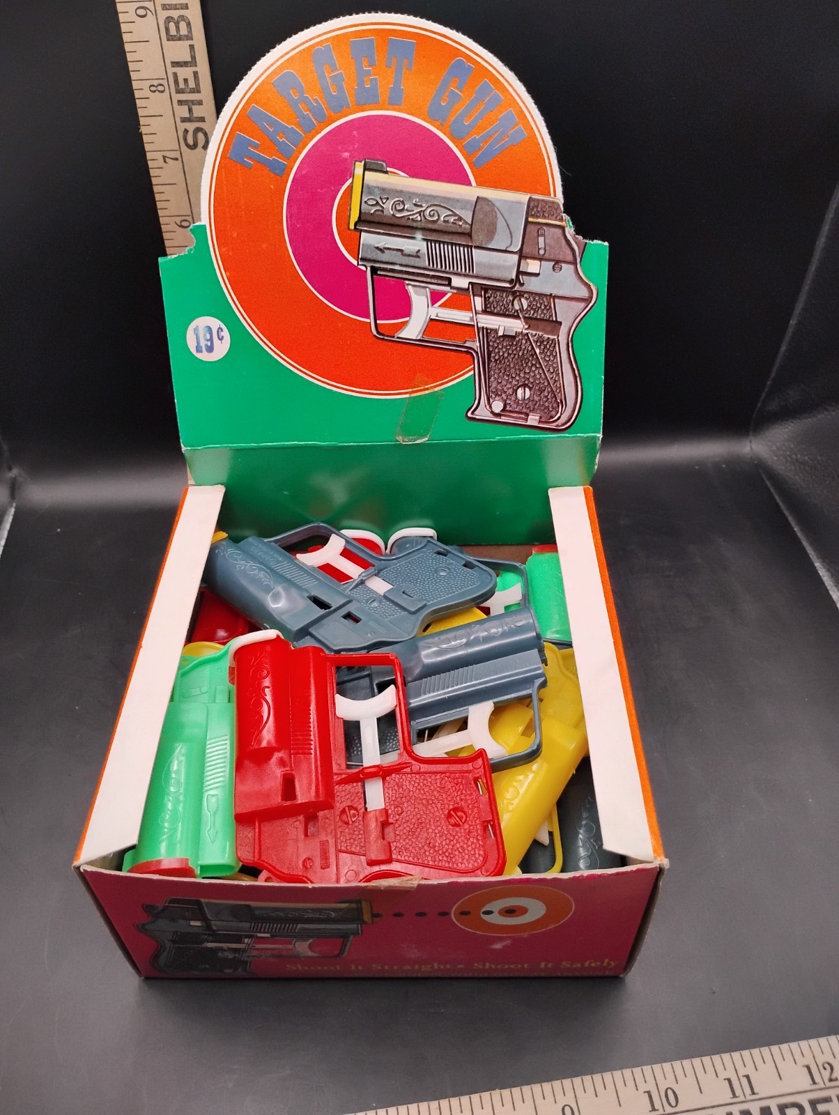 Vintage Imperial Toys # 107 Plastic Target Gun And Display Box