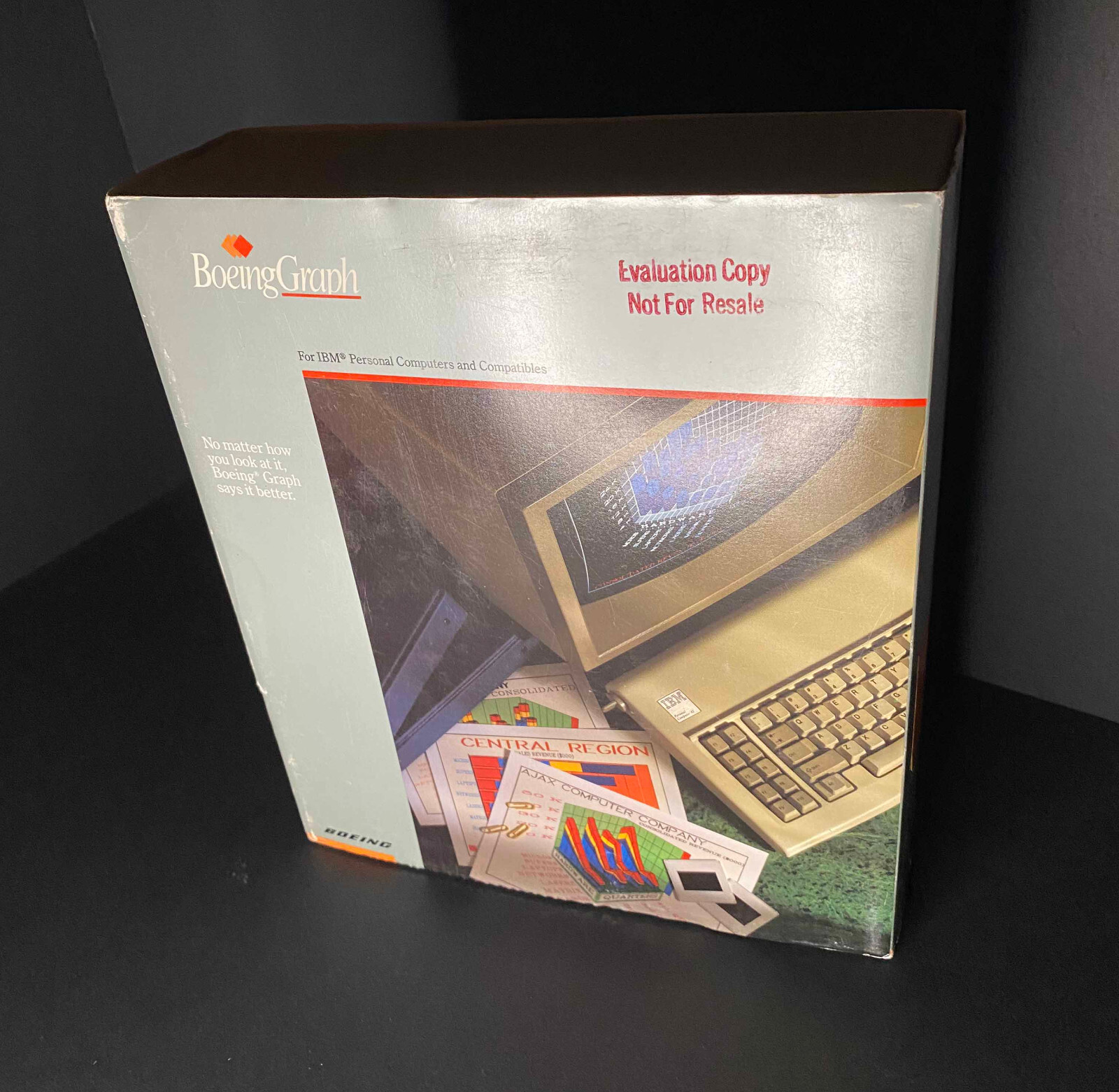 Boeing Graph 3D For IBM Evaluation Copy Complete CIB RARE