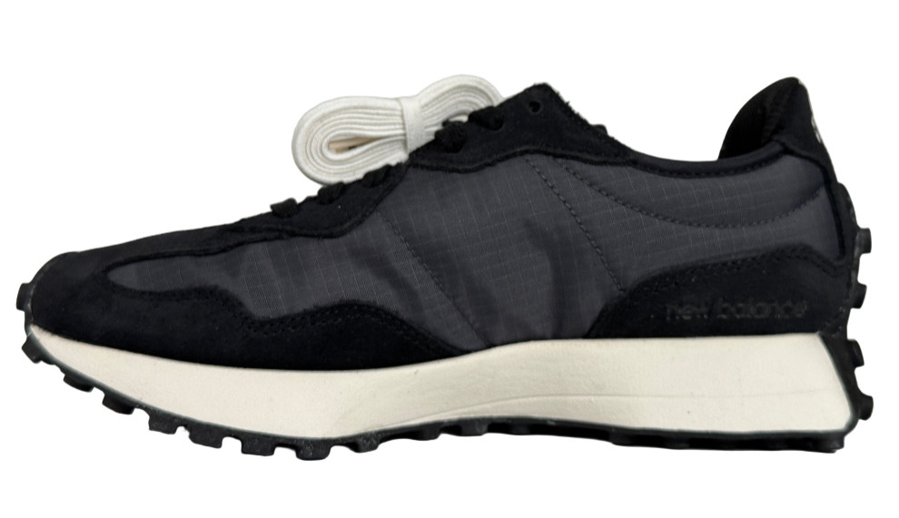 New Balance Mens LIFE SYLE U327 FB Athletic Casual Running Sneakers Black/White