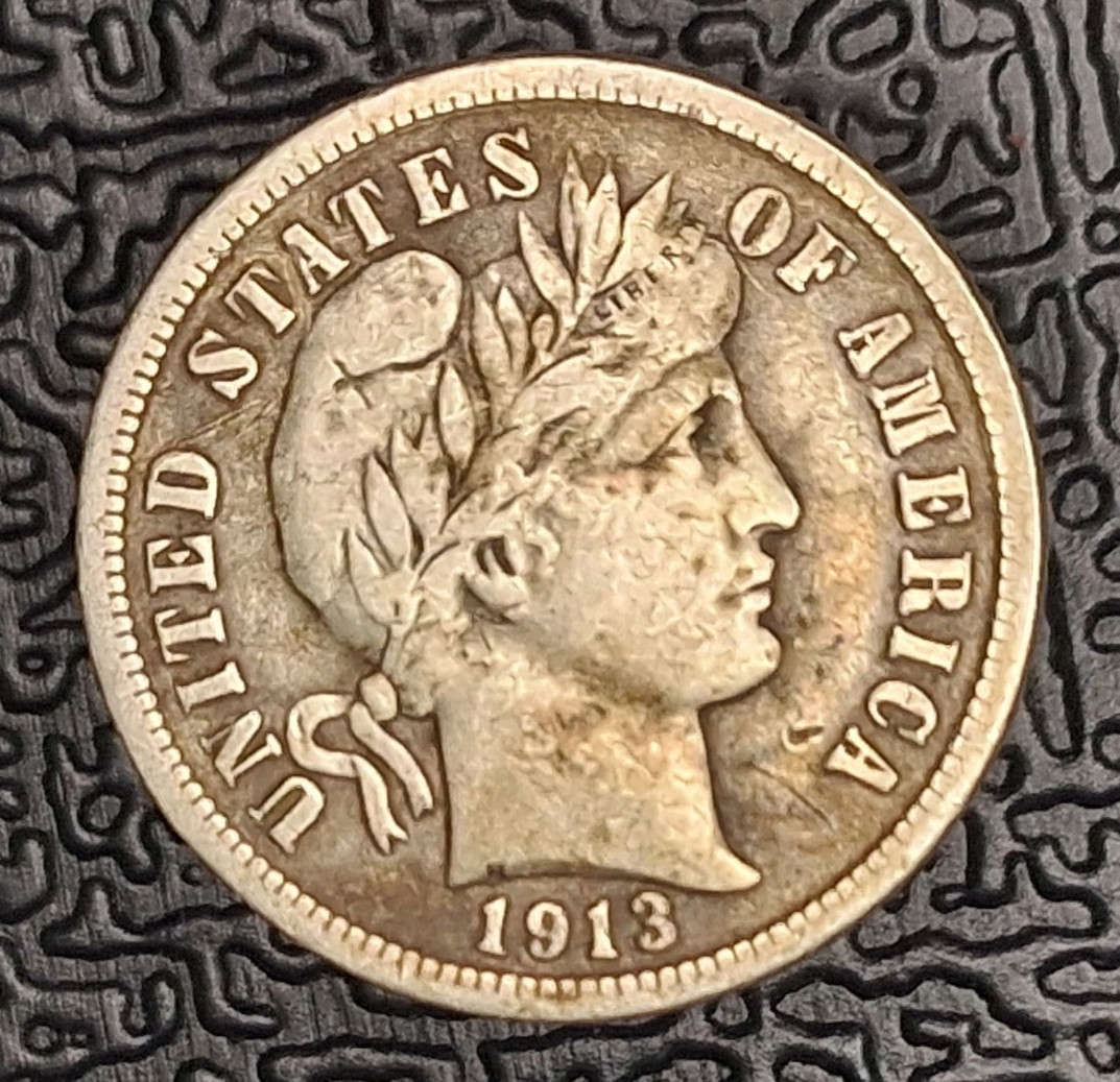 1913-P Silver Barber Dime **Nice Coin!**