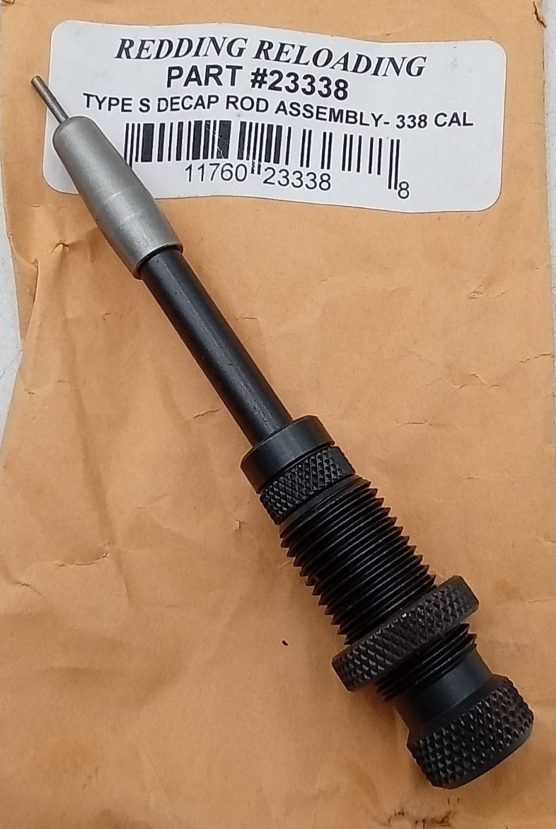 Redding Reloading #23338 Type S Decap Rod Assembly 338cal