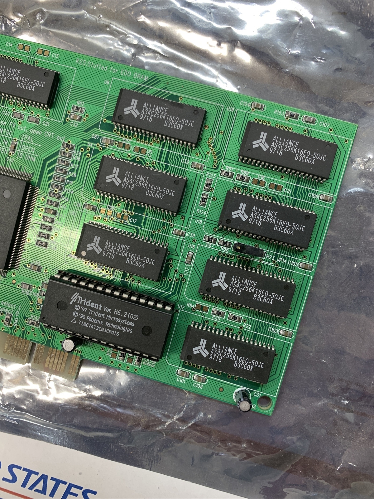UNION Trident PCI Video Card TD9685 P14
