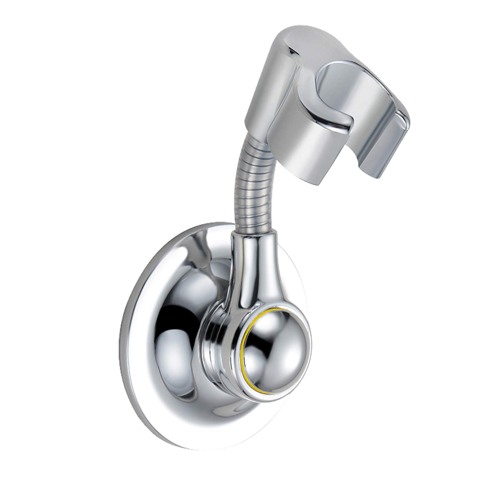 Bafeel Shower Head Holder Suction Cup Handheld Bracket Chrome Silver