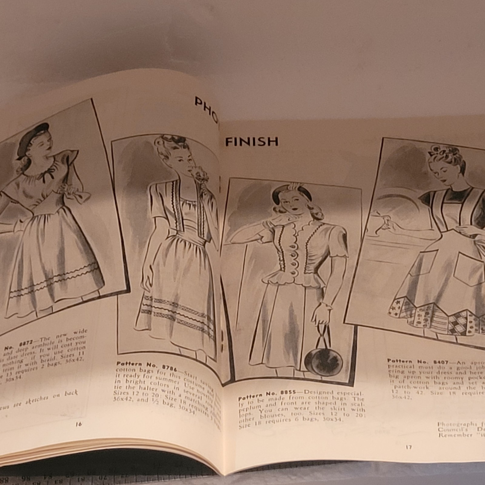 VTG Mail Order M.O. Sewing Patterns 1940s Bag Magic