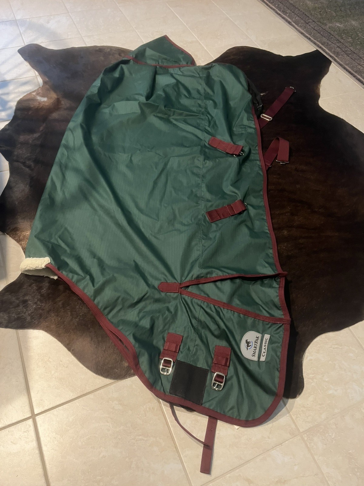 Smartpak Classic Turnout Sheet Size 72” Hunter Green Waterproof