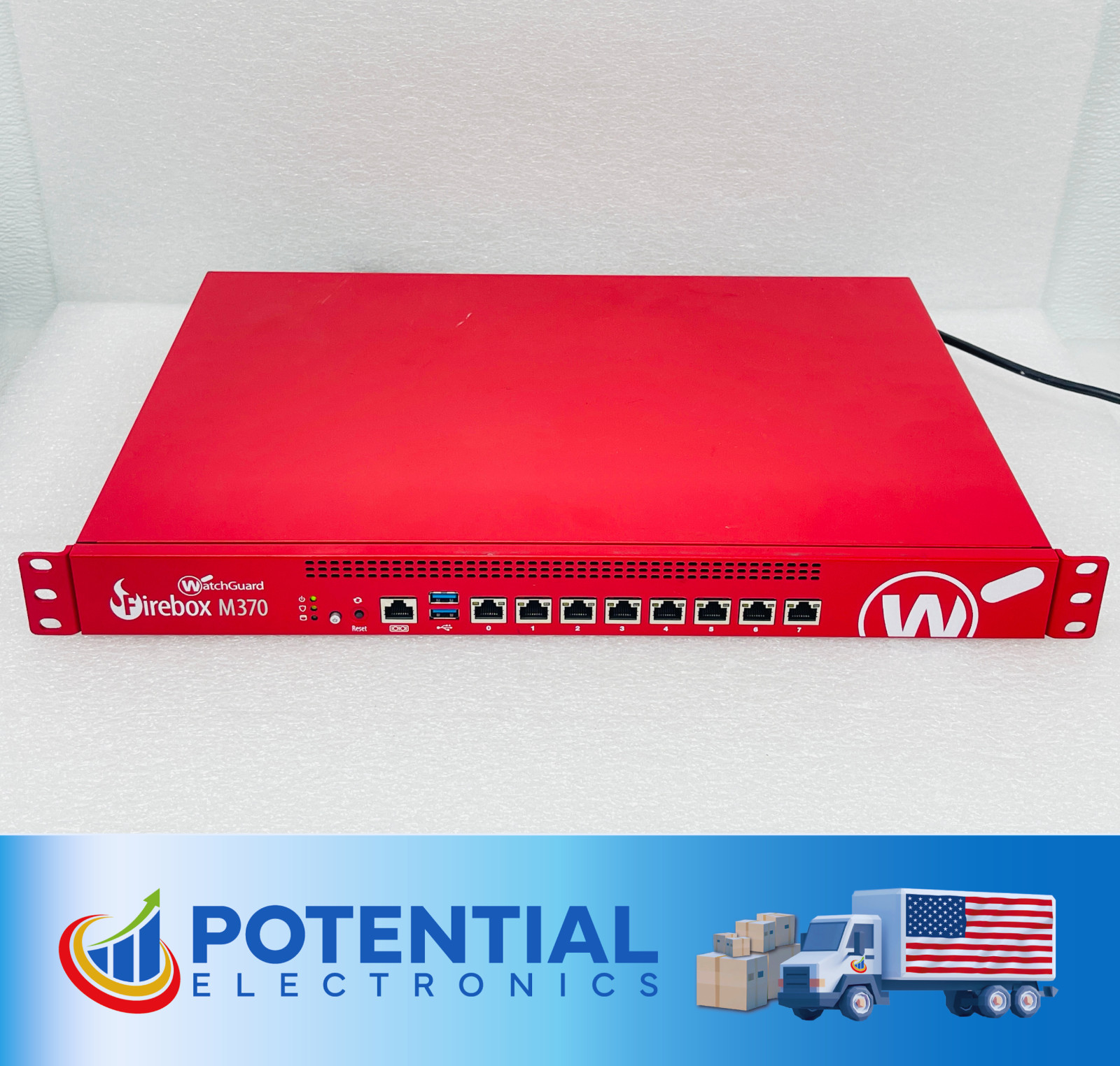 USED - WatchGuard Firebox M370 8-Port Network Security Appliance With Power Cord