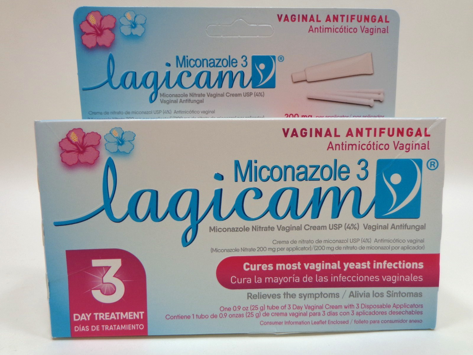 Lagicam Miconazole  Vaginal Yeast Infection Antifungal 3-Day Treatment Exp 3/27