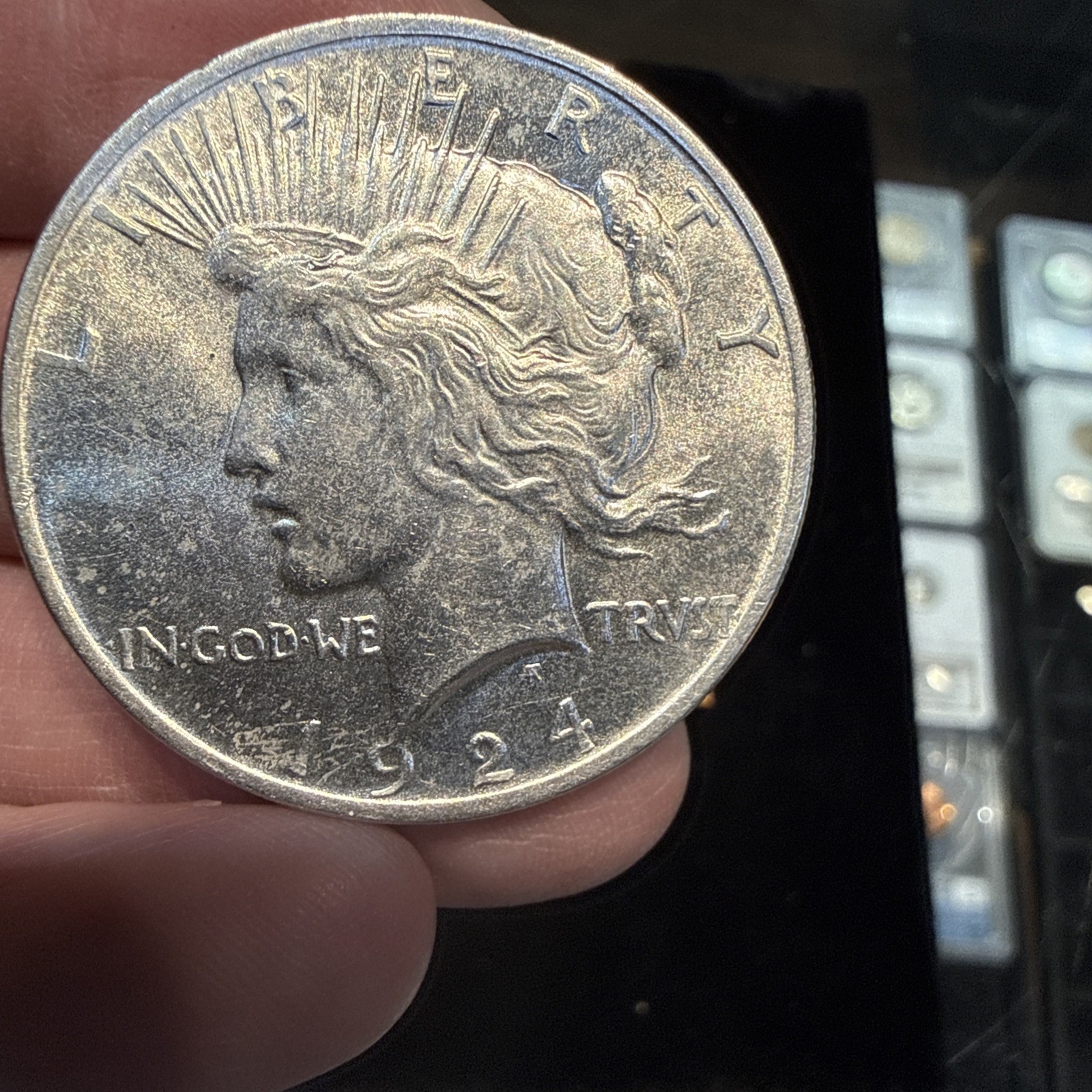 Lot Of 5 Peace Dollars
