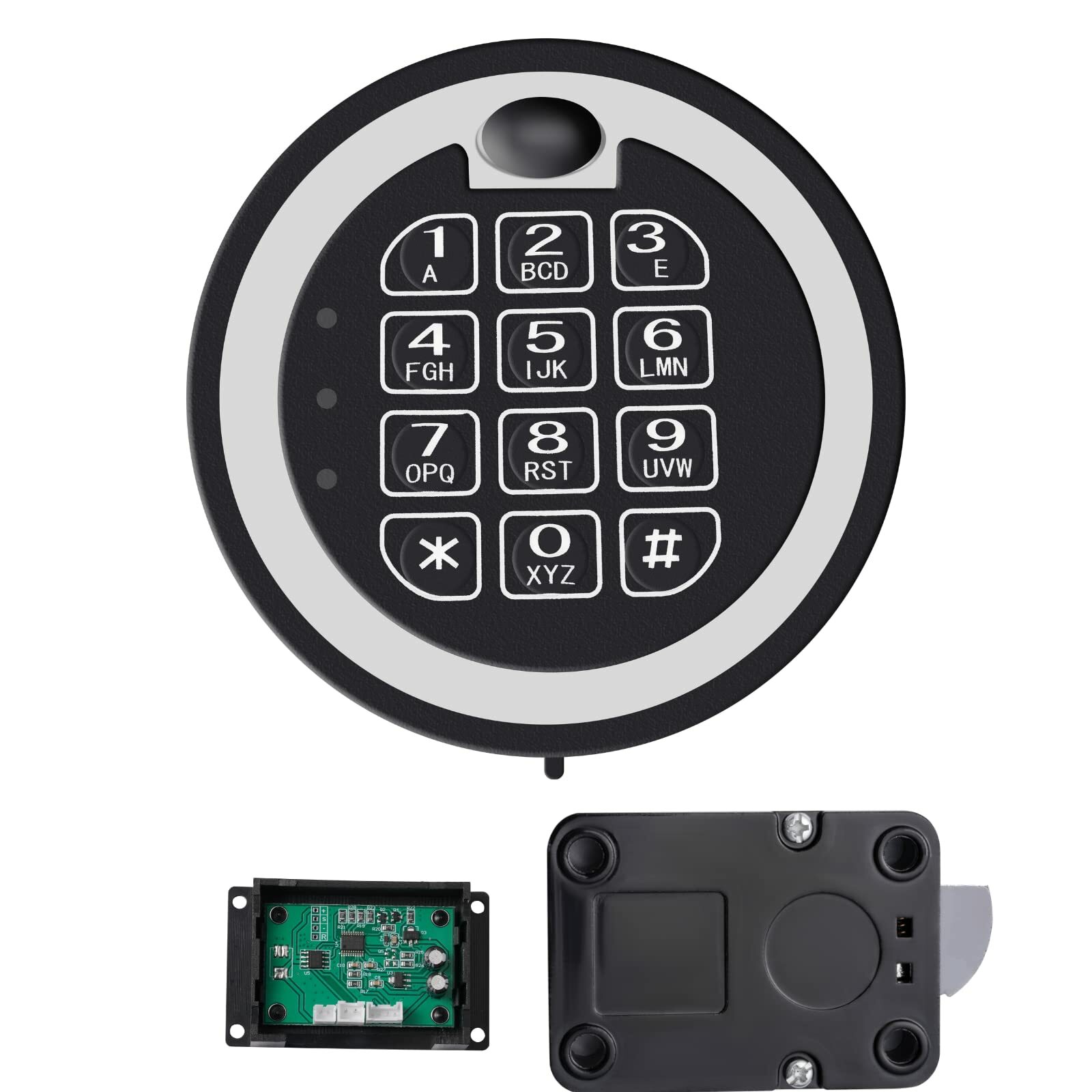 Replace Mesa MSL 500 Safe Lock Black Keypad Electronic Swing Bolt Safe Lock