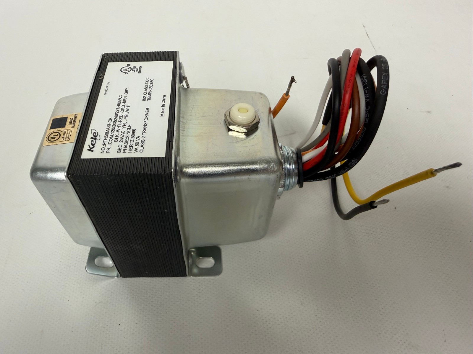 KELE PTR50MASHCB TRANSFORMER 50VA 120/208/240/277/480 VAC NEW OPEN BOX