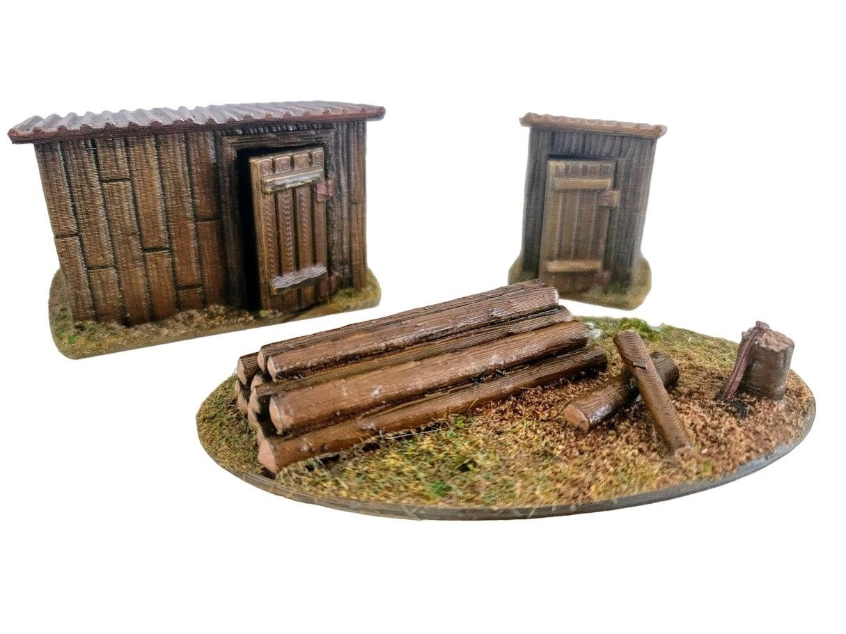 Shed/Outhouse Other scatter terrain 20mm 1/72 Terrain