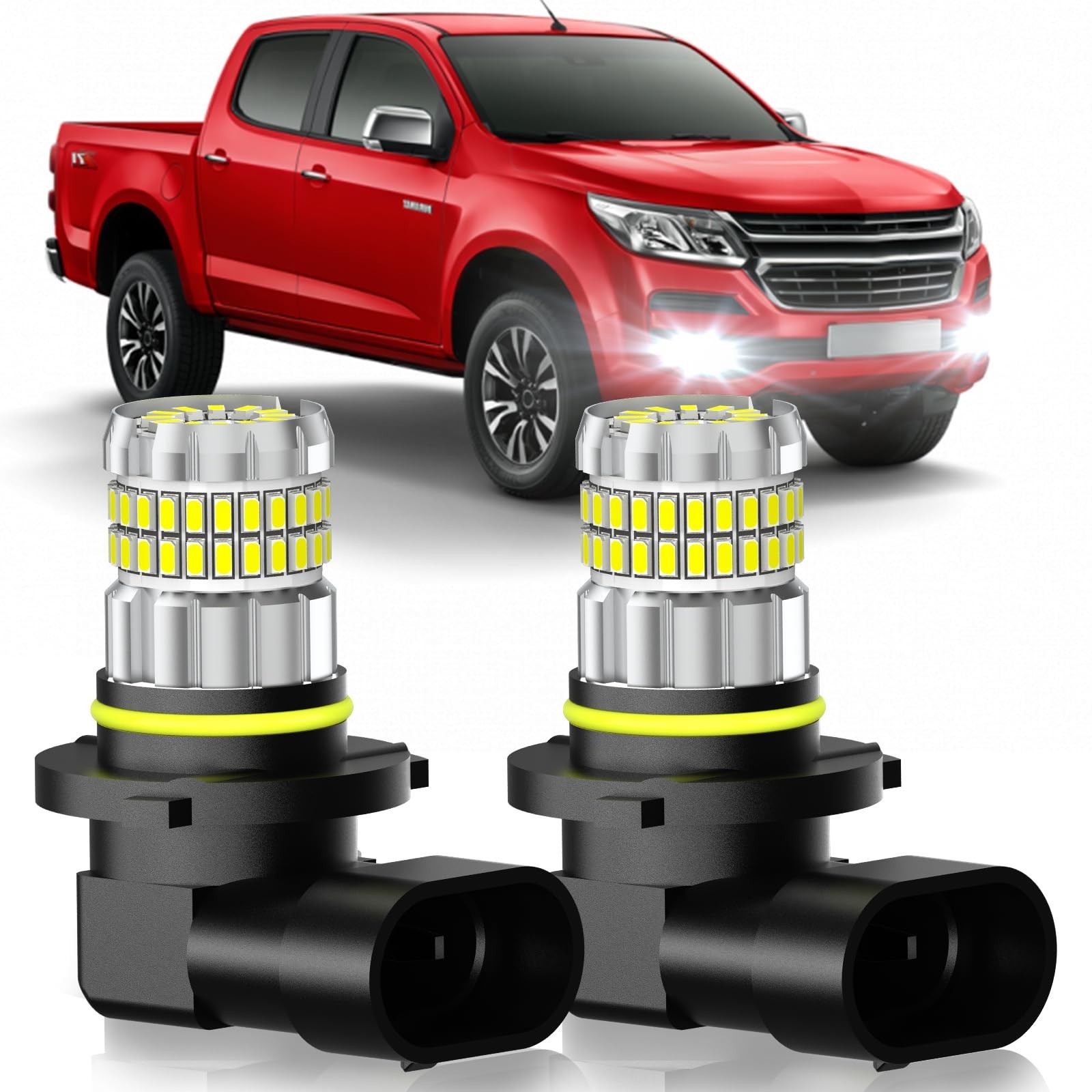 Fit for Chevrolet Colorado 2009-2012 Fog Light Bulbs, 13000LM Super Bright 36...