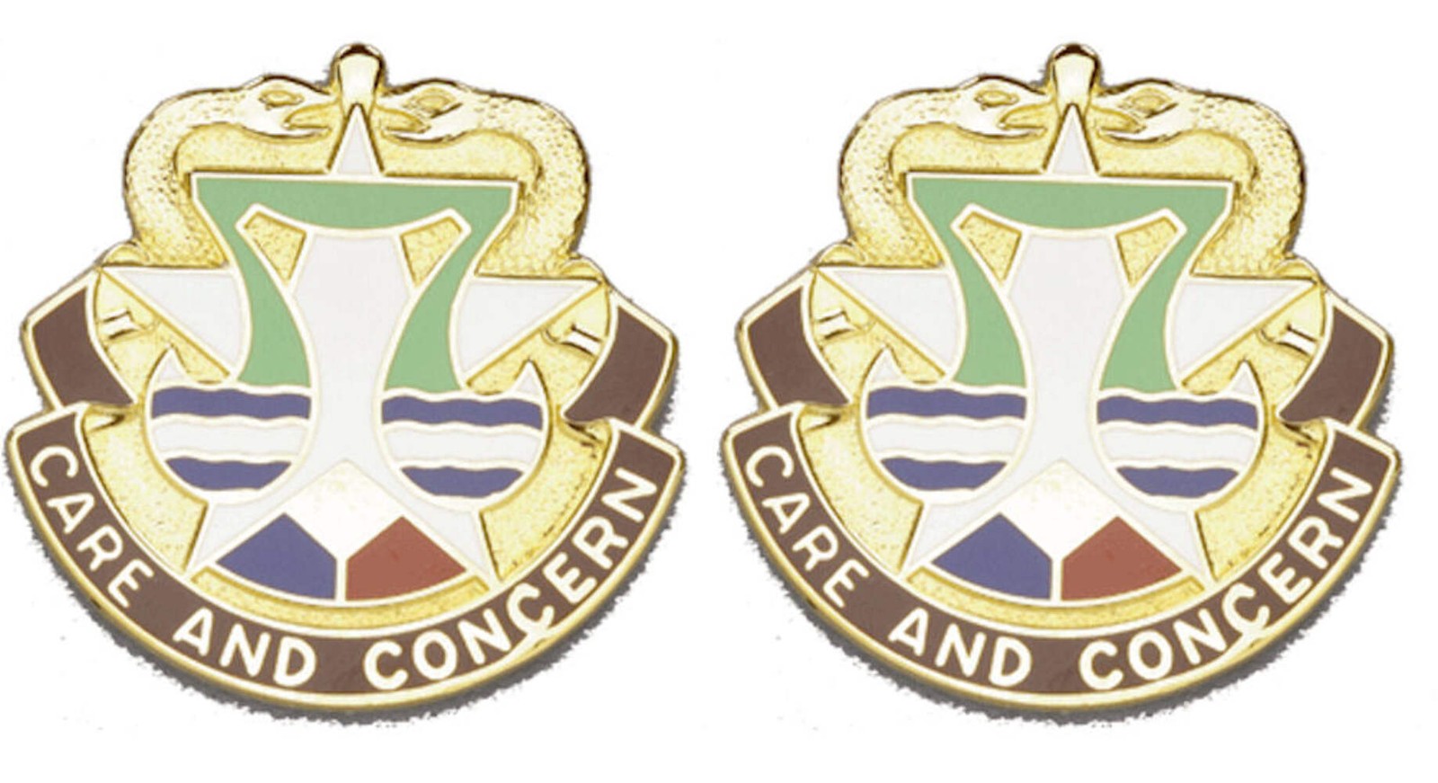 FT HOOD Distinctive Unit Insignia - Pair