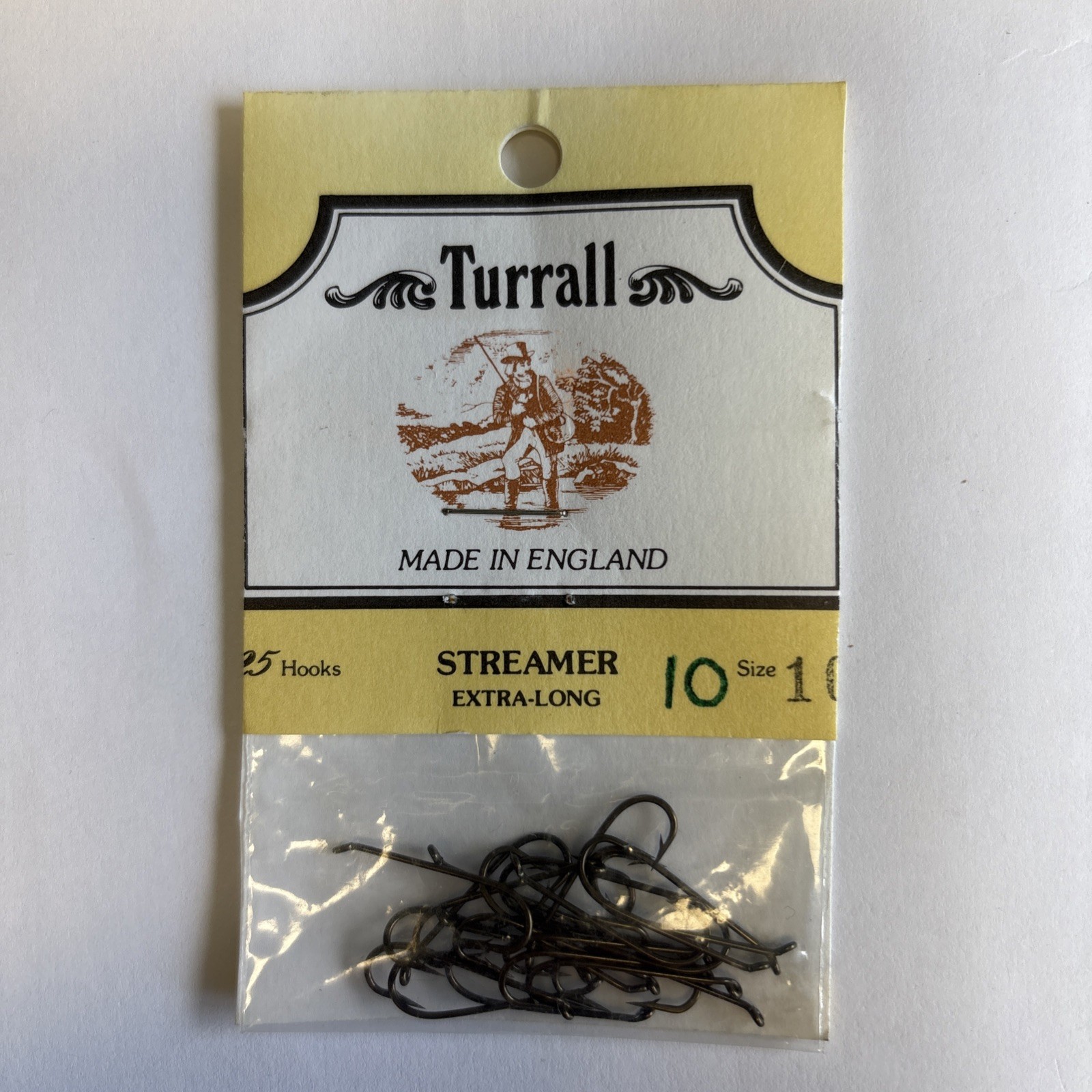 Turrall Streamer Extra Long Fly Hooks #10 Pack Of 22