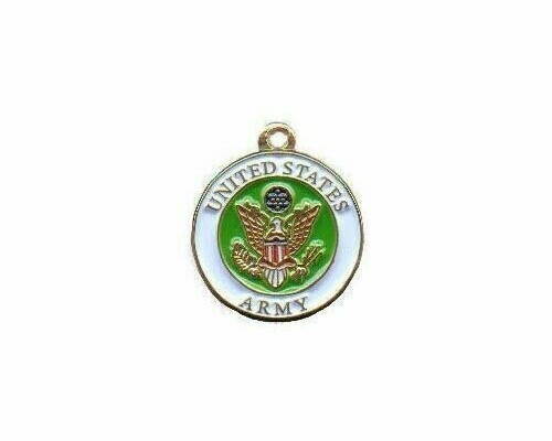 USA ARMY .5" charm, military metal charms / pendants * Military Pins