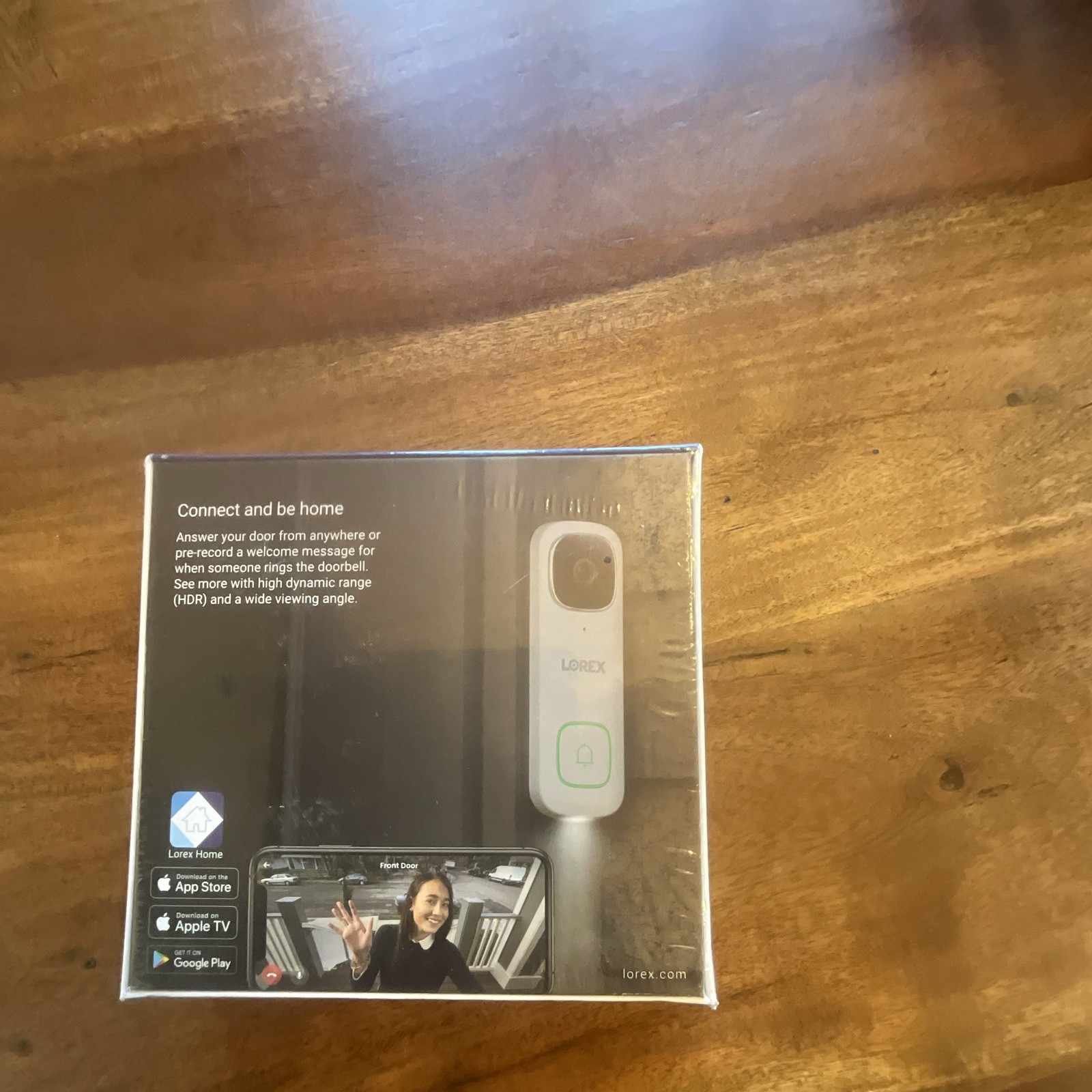 Factory Sealed Lorex 2K QHD Wired Video Doorbell White B451AJD-E