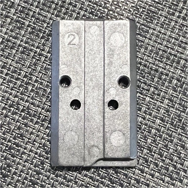 Rost Martin RMR Metal Optic Mount Plate Model 2 for Pistol, Black,