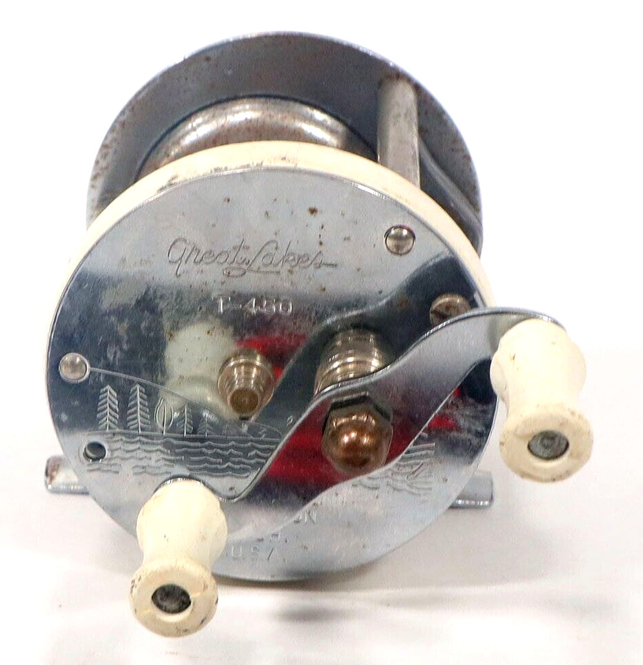 Great Lakes T-450 Casting Reel Lexington Michigan Reconditioned RE240