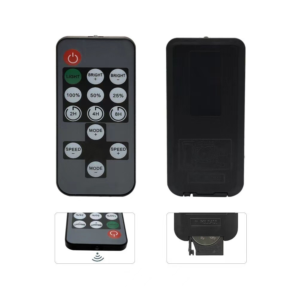 5-24V 14Keys RF LED Strip Controller Mini Dimmer RF Remote 5050 LED Strip Lights