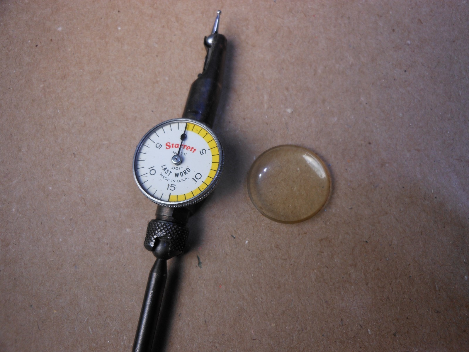 Starrett 81-111-630 Dial Indicator + Last Word 711 Indicator