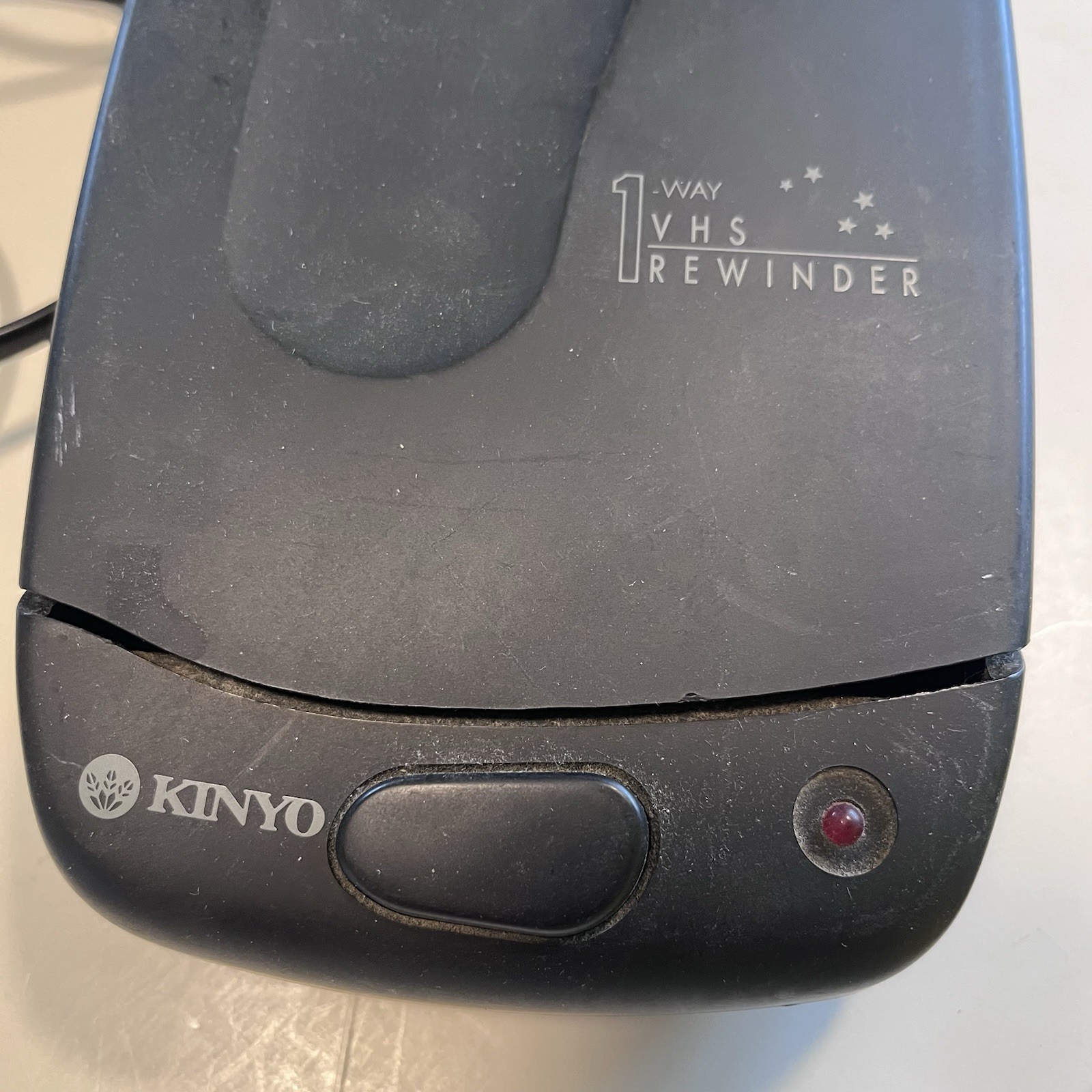 Vintage 1995 Kinyo VHS Video Cassette Rewinder - Lights Up