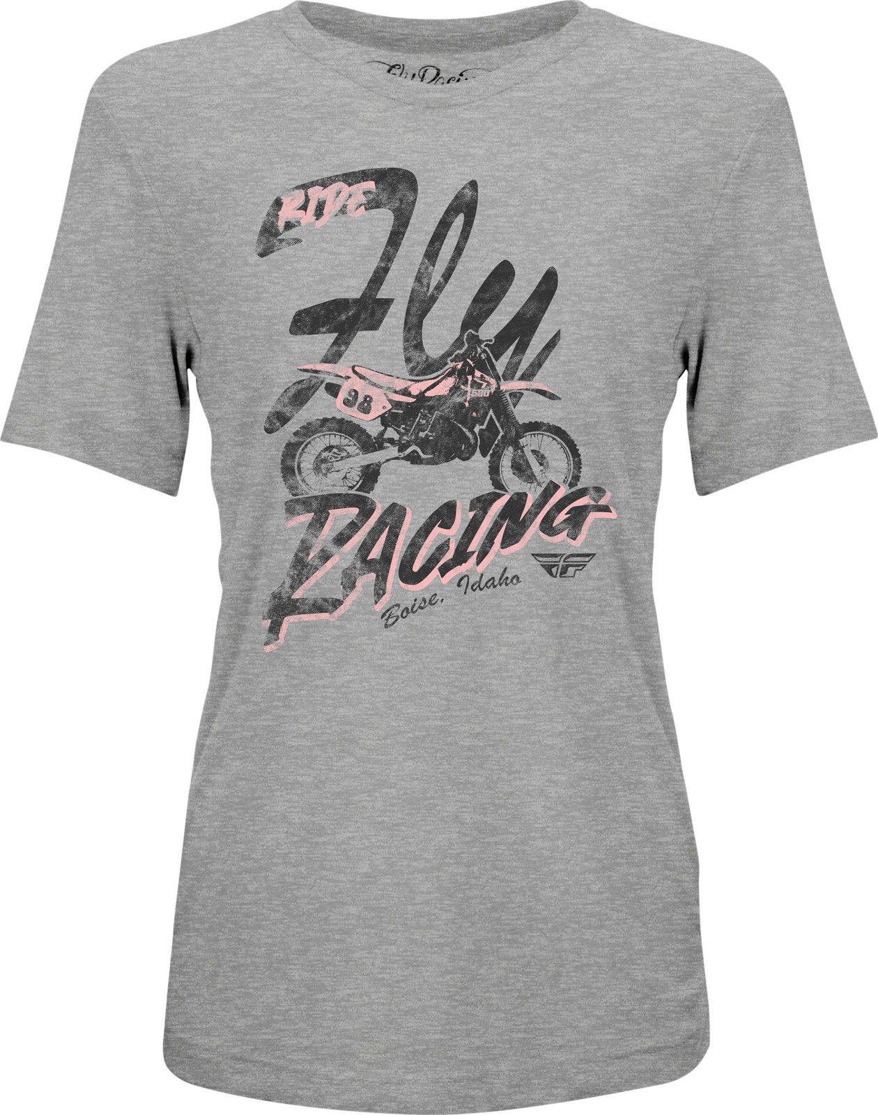 FLY RACING - Women's Vintage Tee Grey Small | 356-4032S