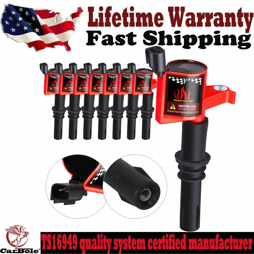 8Pack Ignition Coil For Ford F150 4.6/5.4L V8 2004 2005 2006 2007 2008 2009 2010