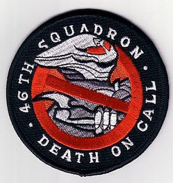 SPACE ABOVE AND BEYOND 46TH SQUADRON  PATCH - SAAB02