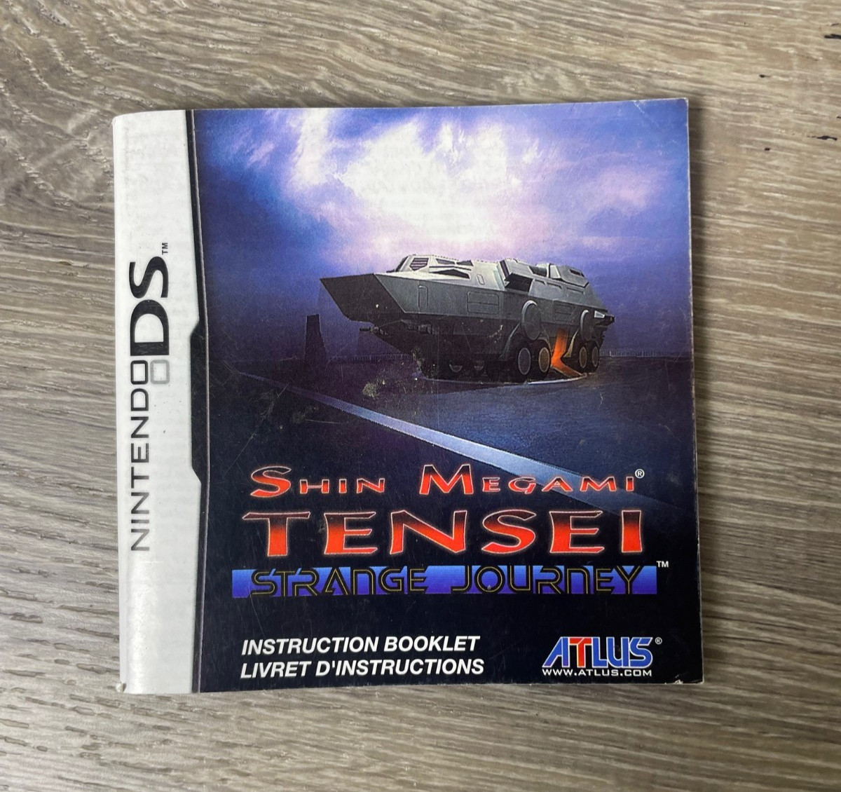 Shin Megami Tensei: Strange Journey Nintendo DS Instruction Manual ONLY