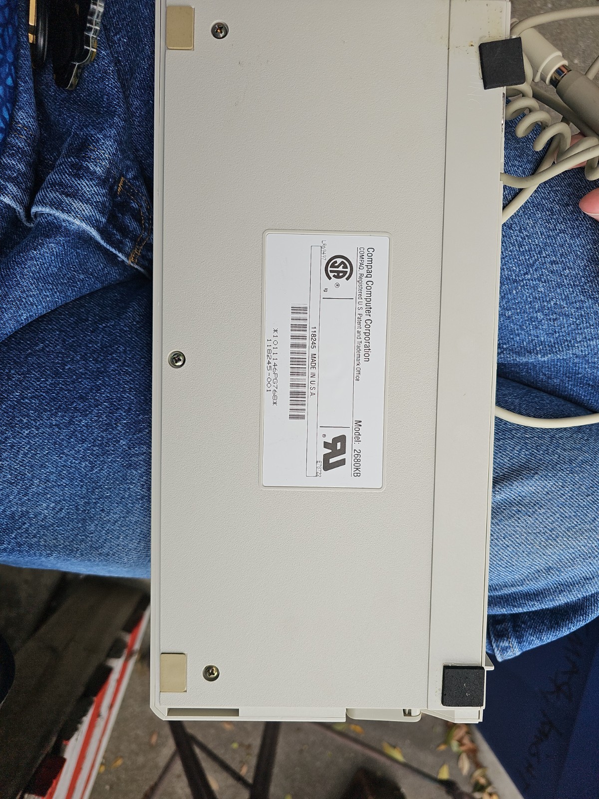 Compaq model 2680KB Keyboard Untested