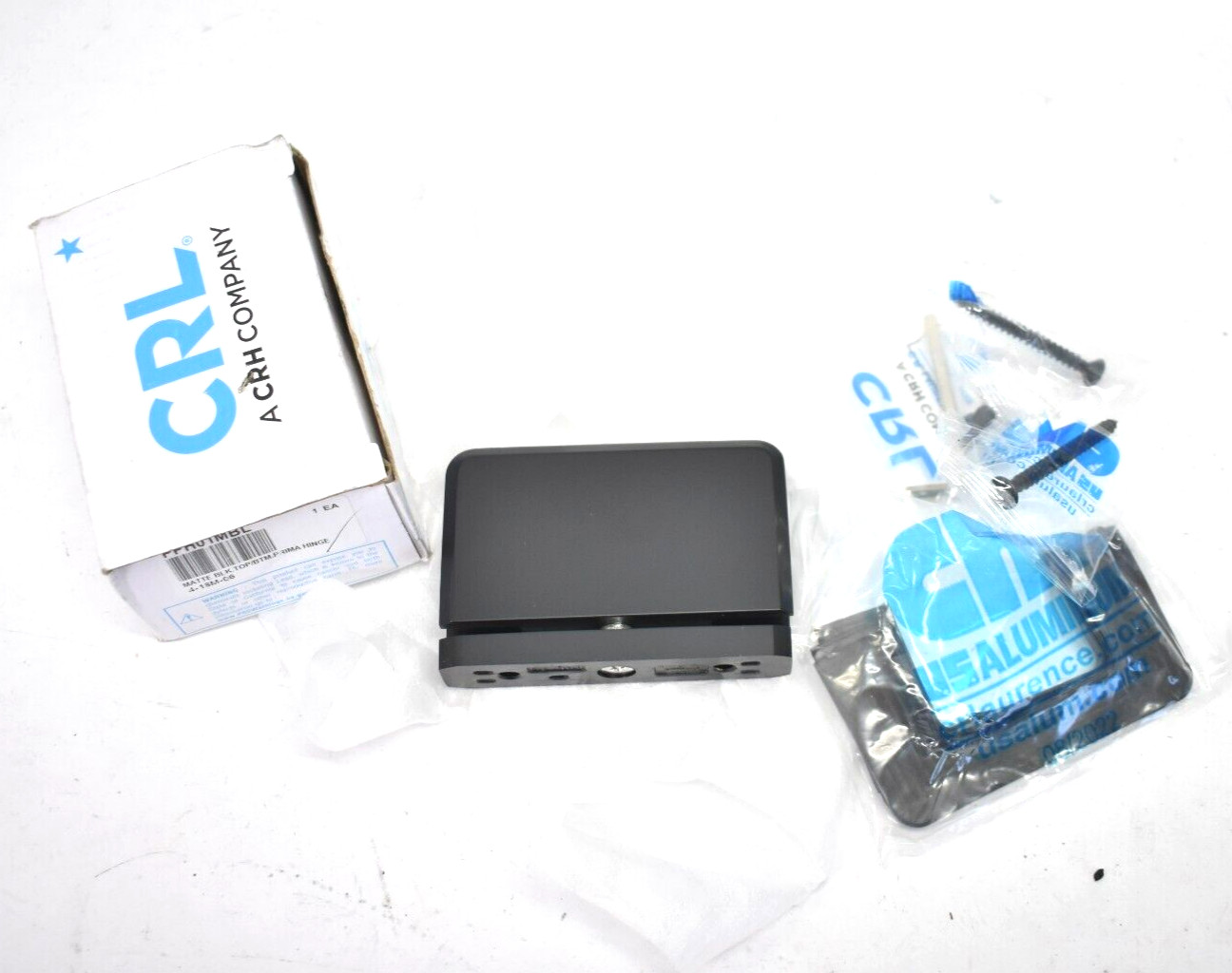 CRL PPH01MBL Matte Black Prima 01 Series Top/Bottom Mount Hinge Genuine OEM