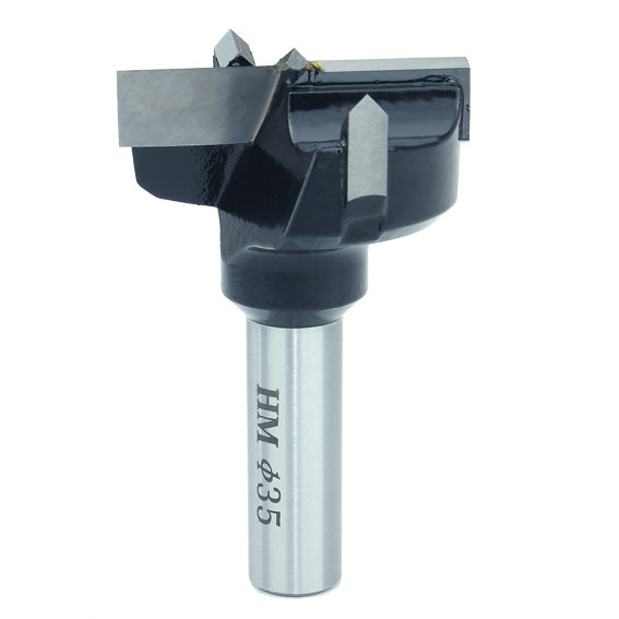 Whiteside DH35-57 Right Hand Hinge Boring Bit 35mmCD, 57mmOAL